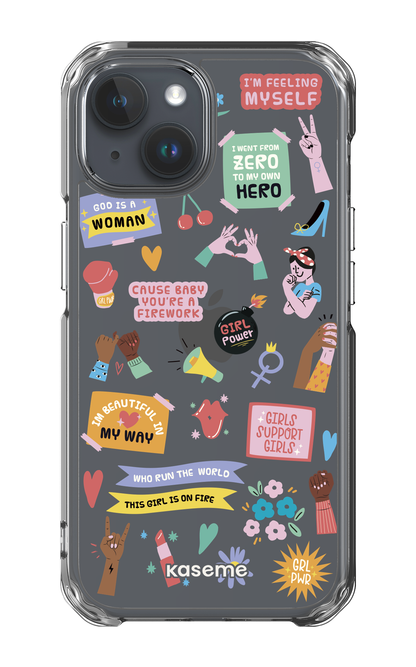 Girl Boss Clear Case - iPhone 15