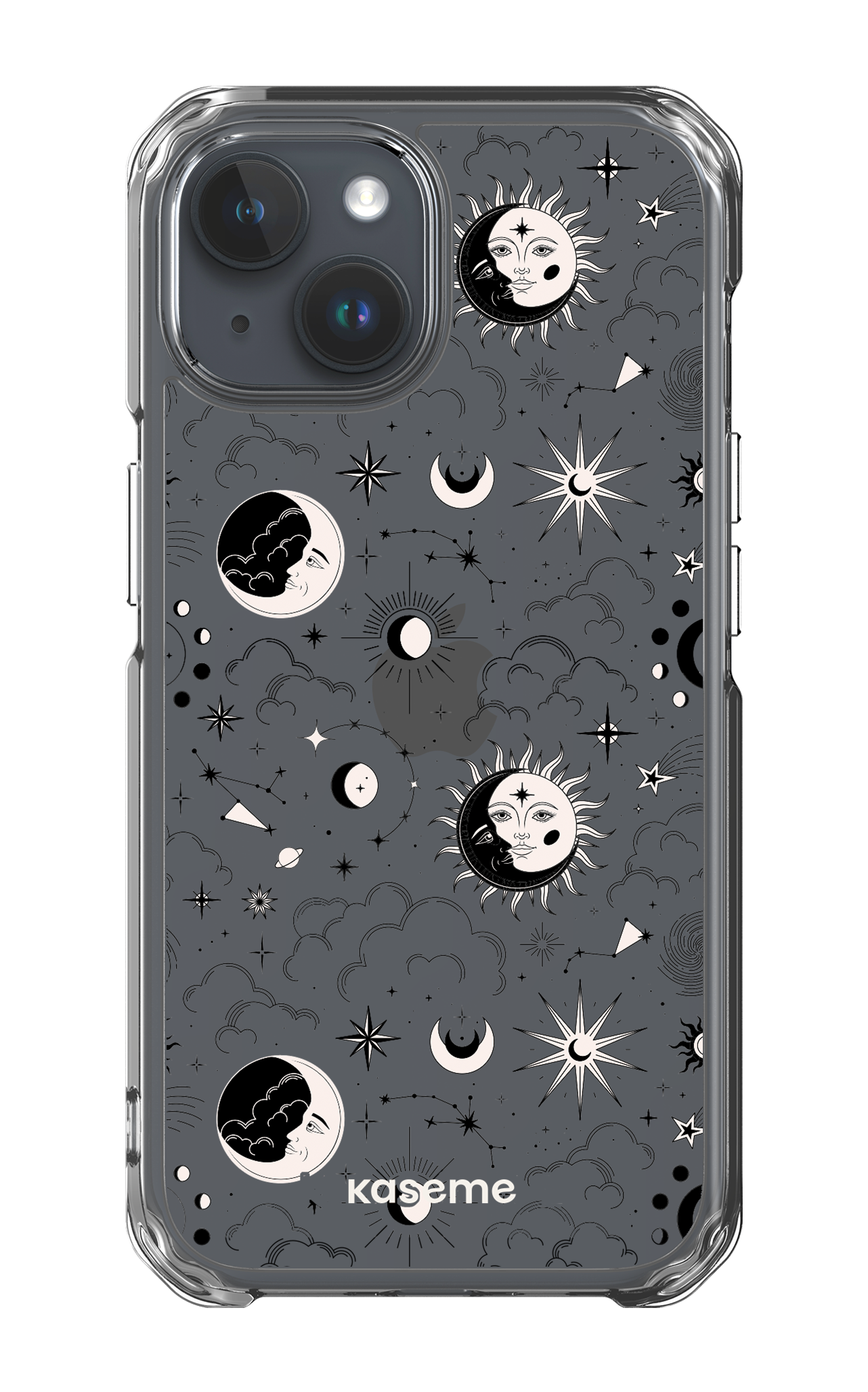 Milky Way Black Clear Case - iPhone 15