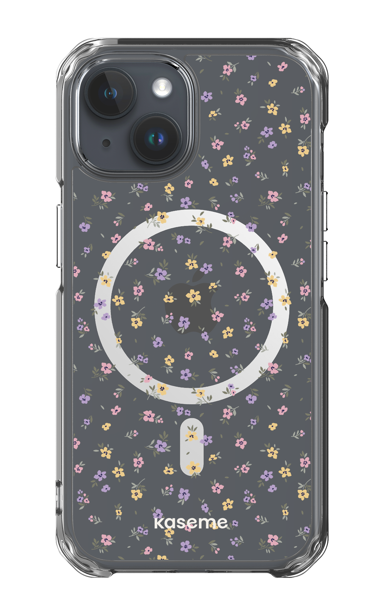 Porcelain Blossom Clear Case - iPhone 15