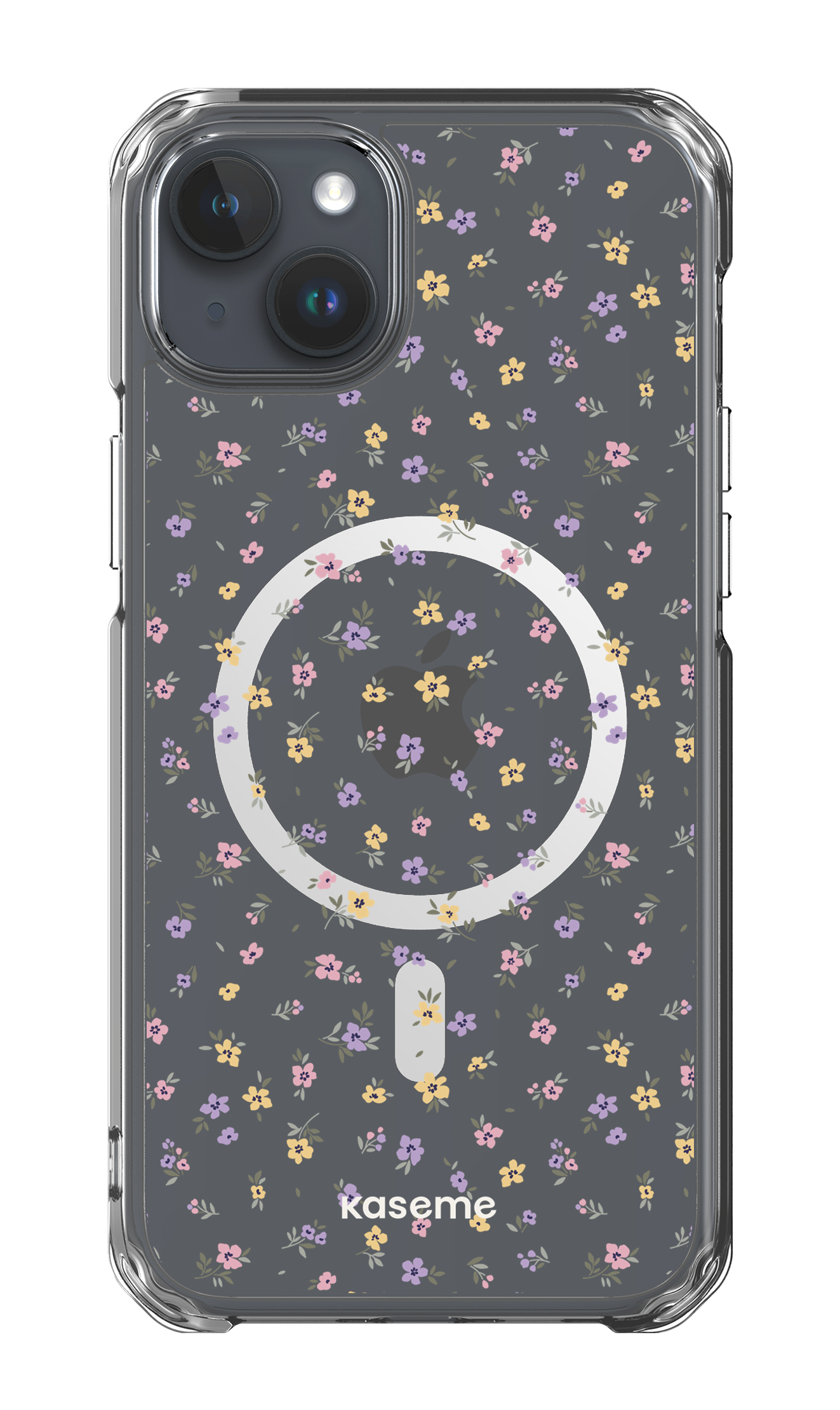 Porcelain Blossom Clear Case - iPhone 15 Plus