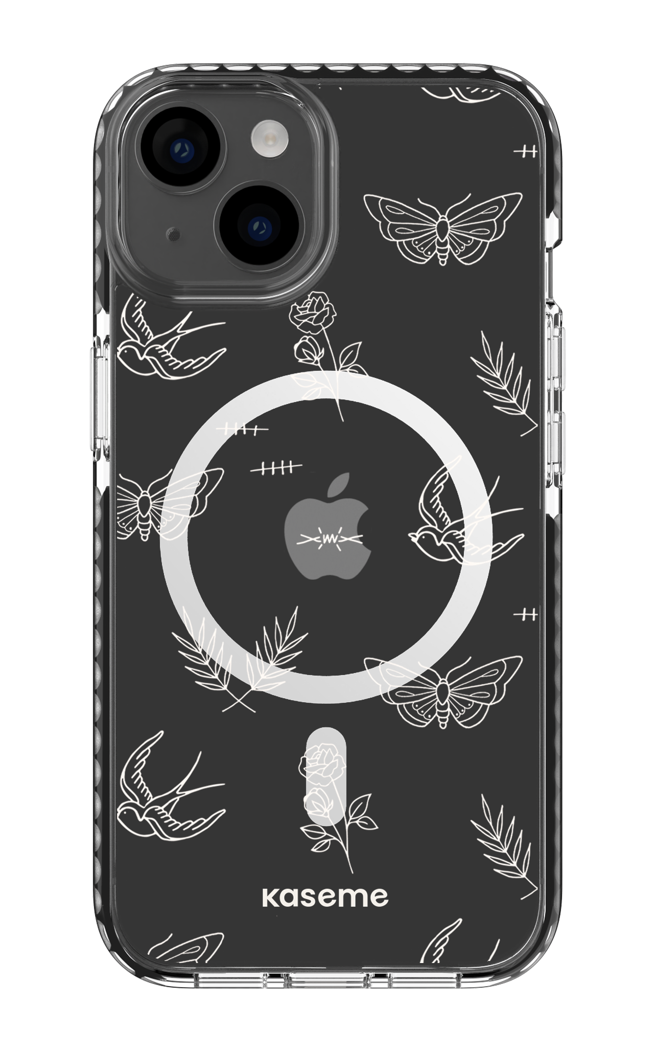 Ink white clear case - iPhone 14