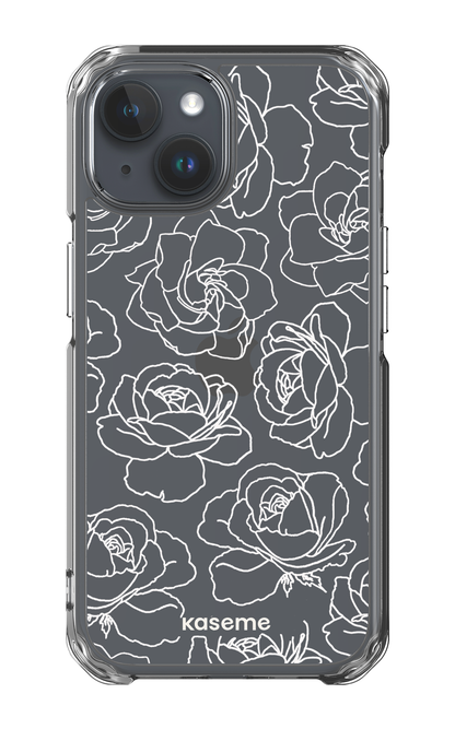 Polar Flowers Clear Case - iPhone 15