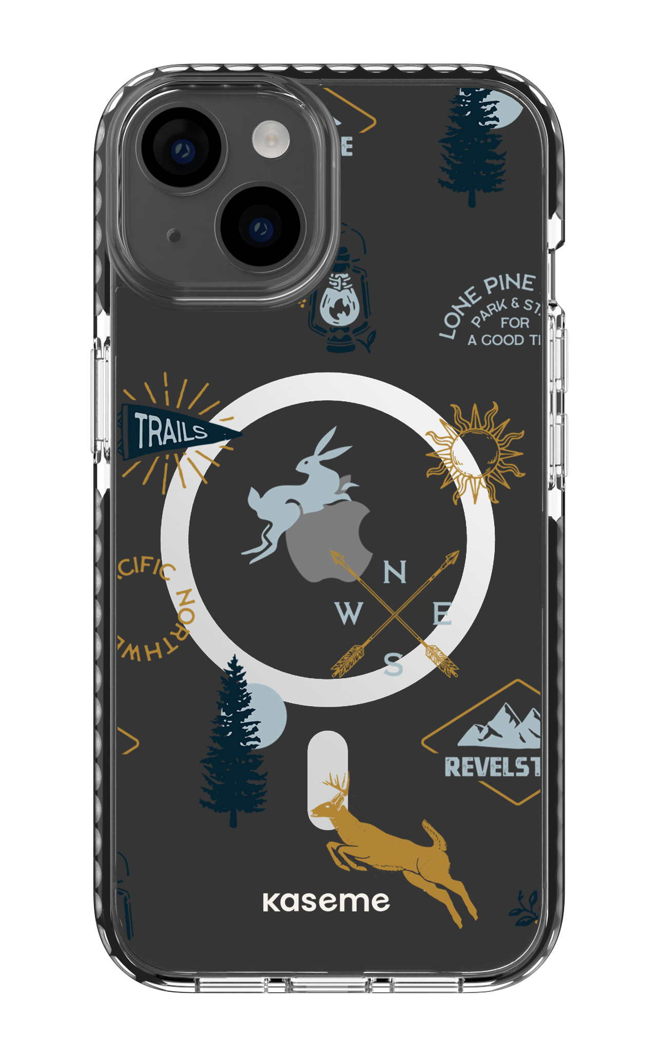 Revelstoke white clear case - iPhone 14