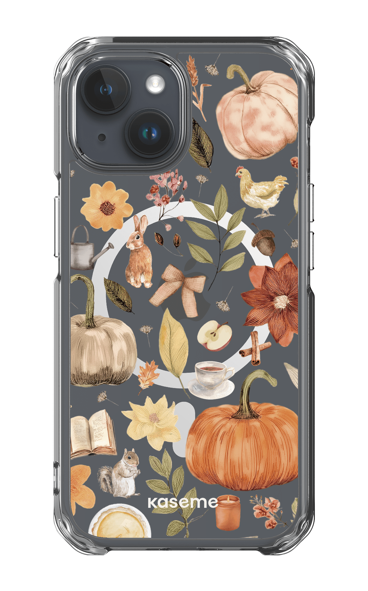 Harvest Hues Clear Case - iPhone 15