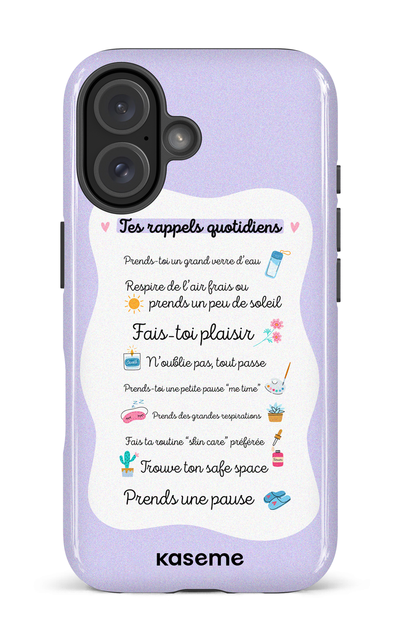 Tes rappels quotidiens purple - iPhone 16