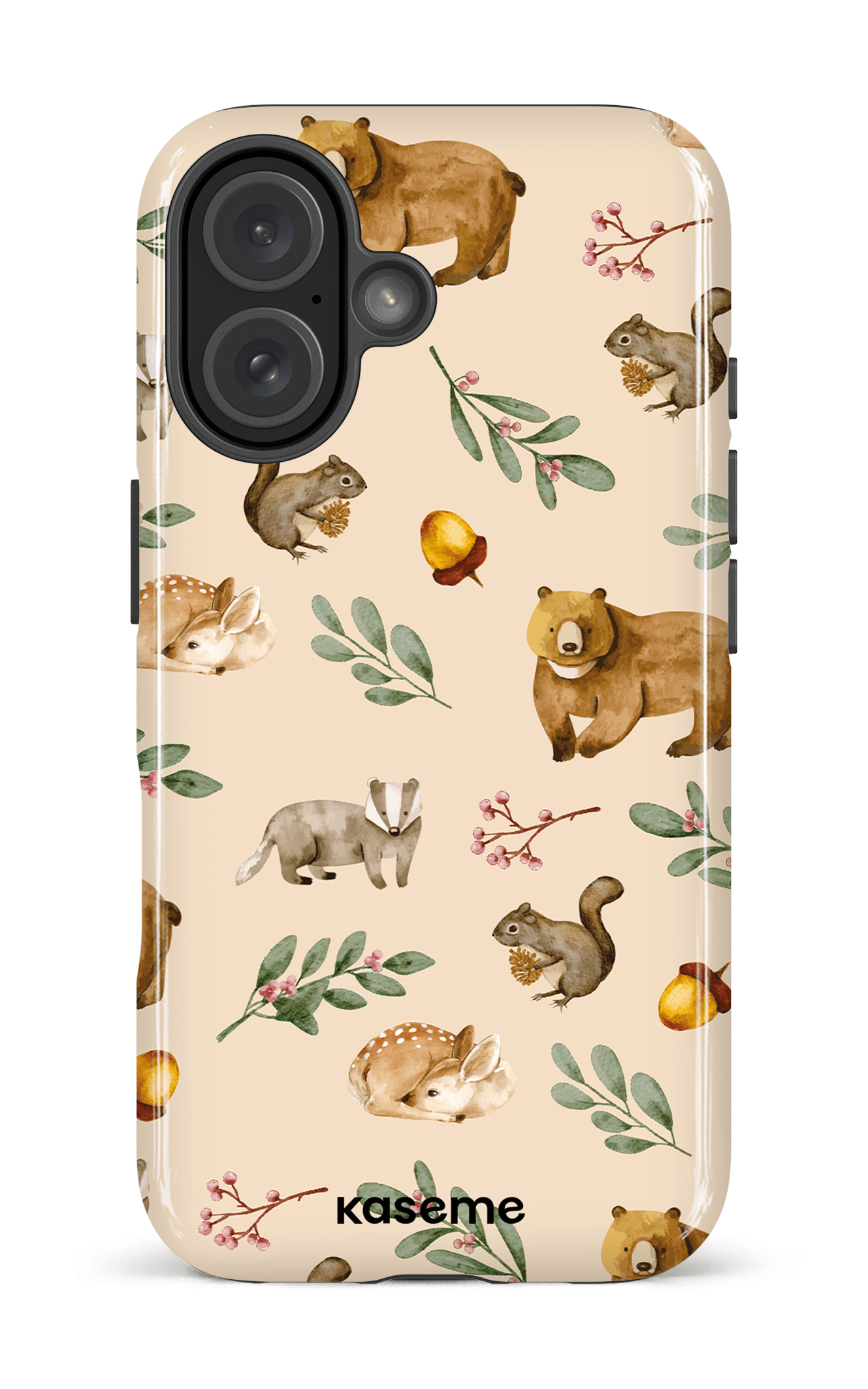 Furry Forest Beige - iPhone 16