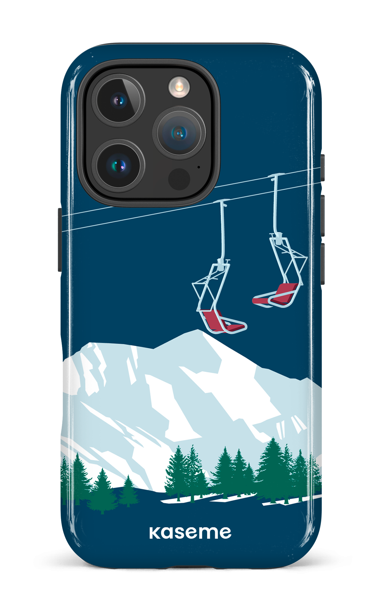 Ski Lift Blue - iPhone 16 Pro