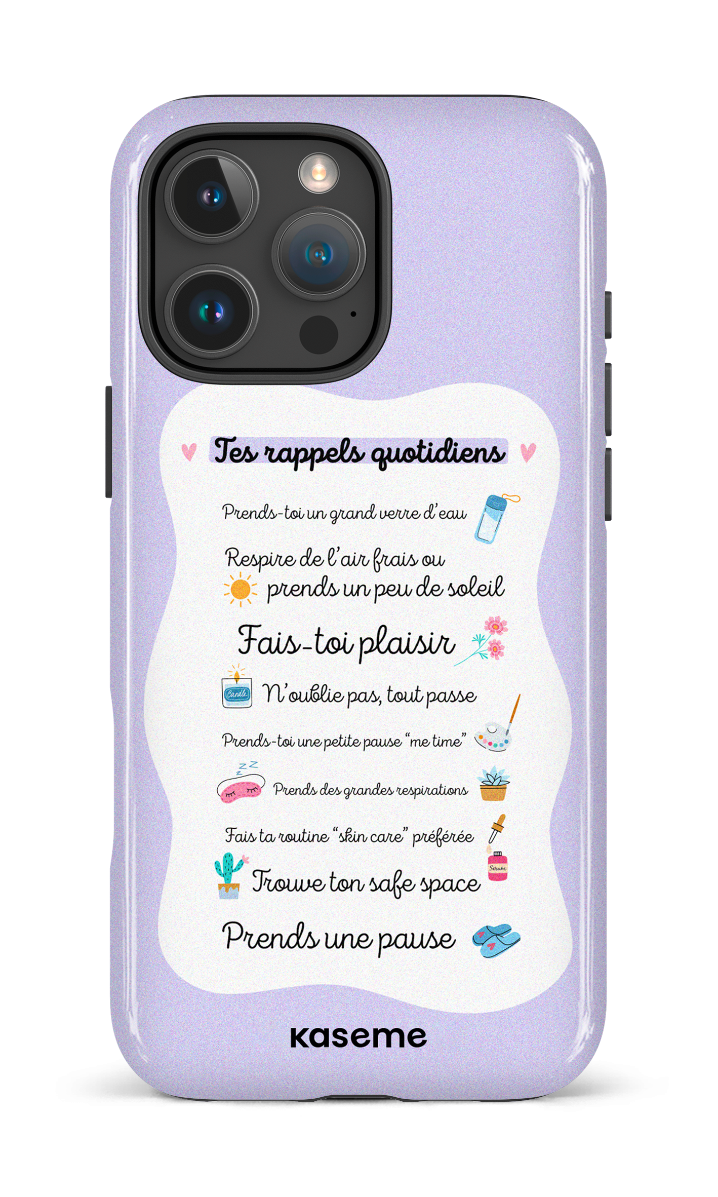 Tes rappels quotidiens purple - iPhone 16 Pro Max