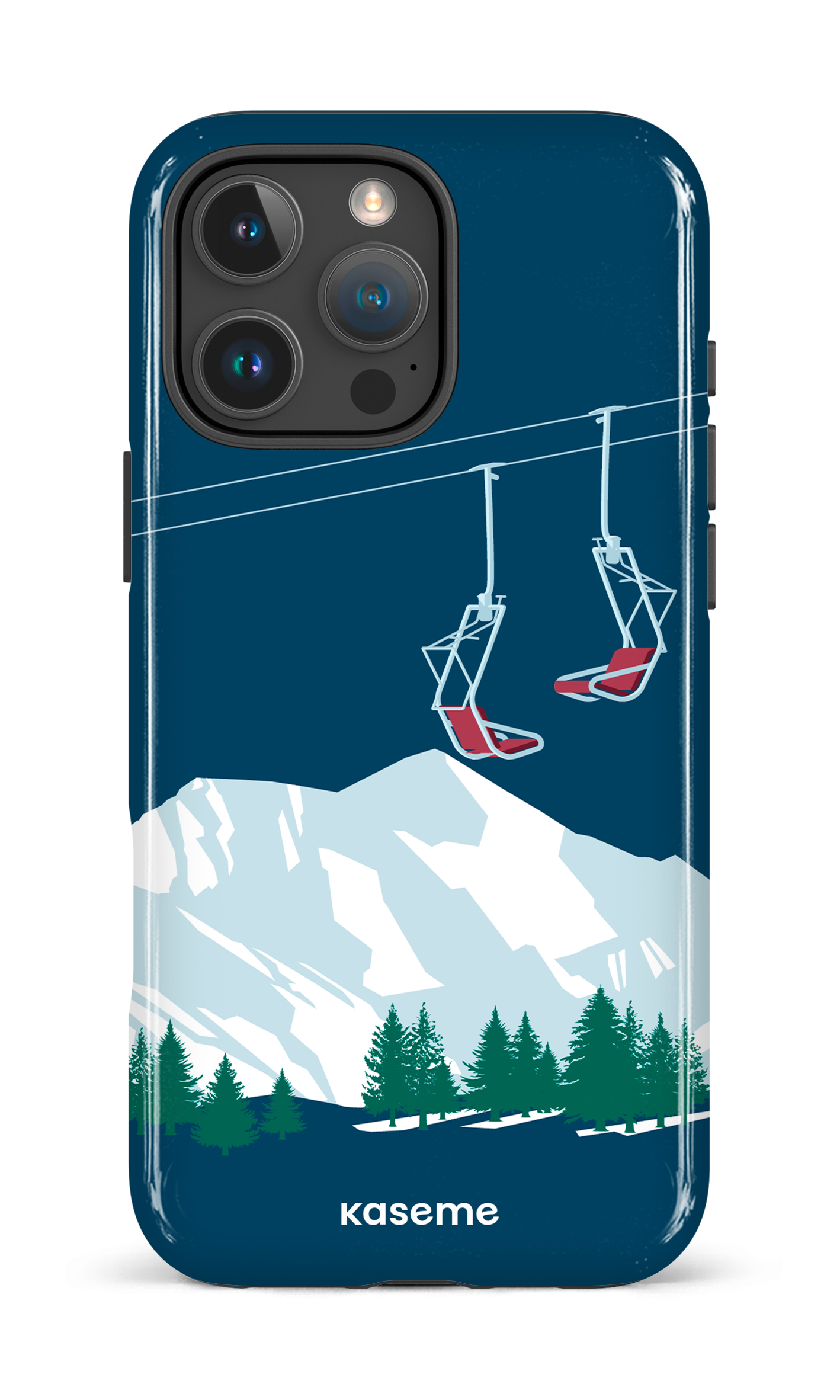 Ski Lift Blue - iPhone 16 Pro Max