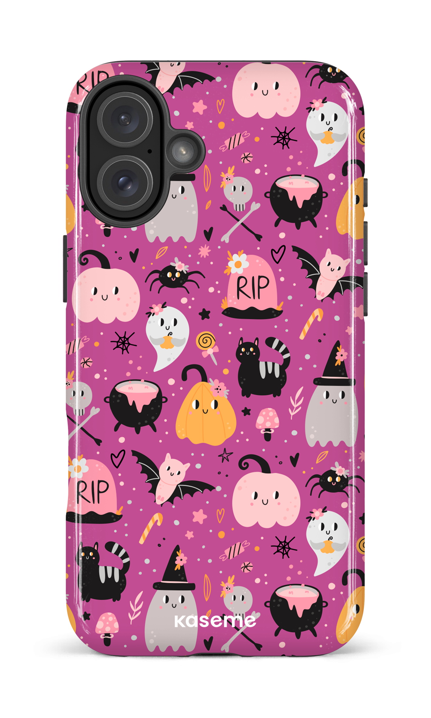 Trick or Threat Pink - iPhone 16 Plus