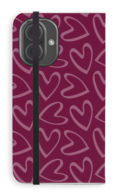 Heart beat - Folio Case - iPhone 16