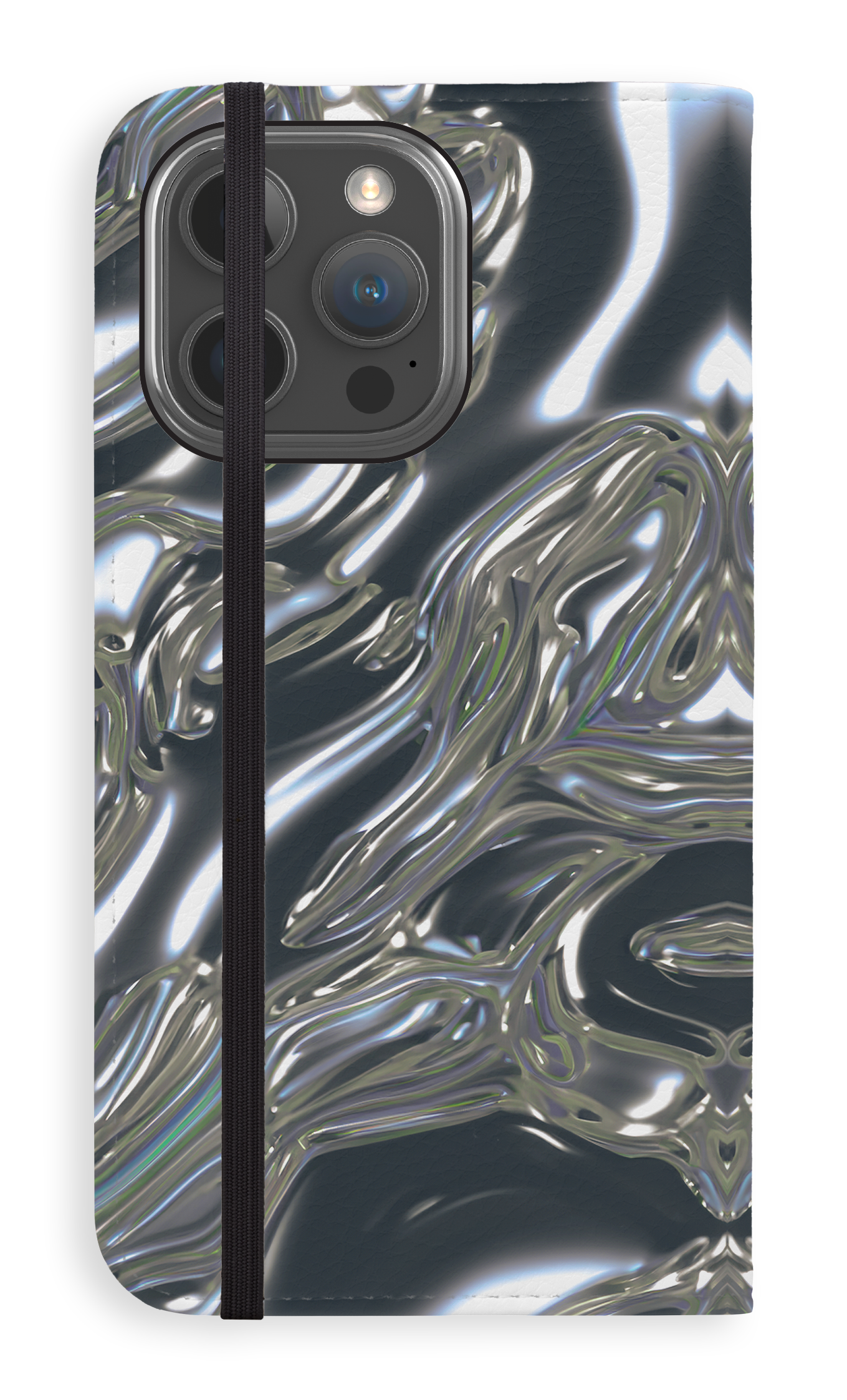 Holographic Horizon - Folio Case - iPhone 16 Pro Max