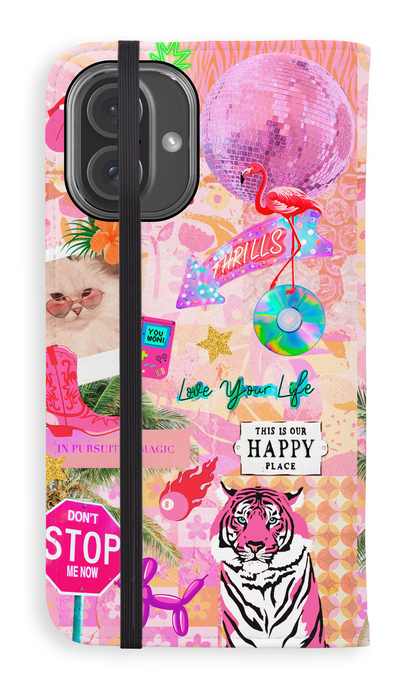 Happy Place - Folio Case - iPhone 16 Plus