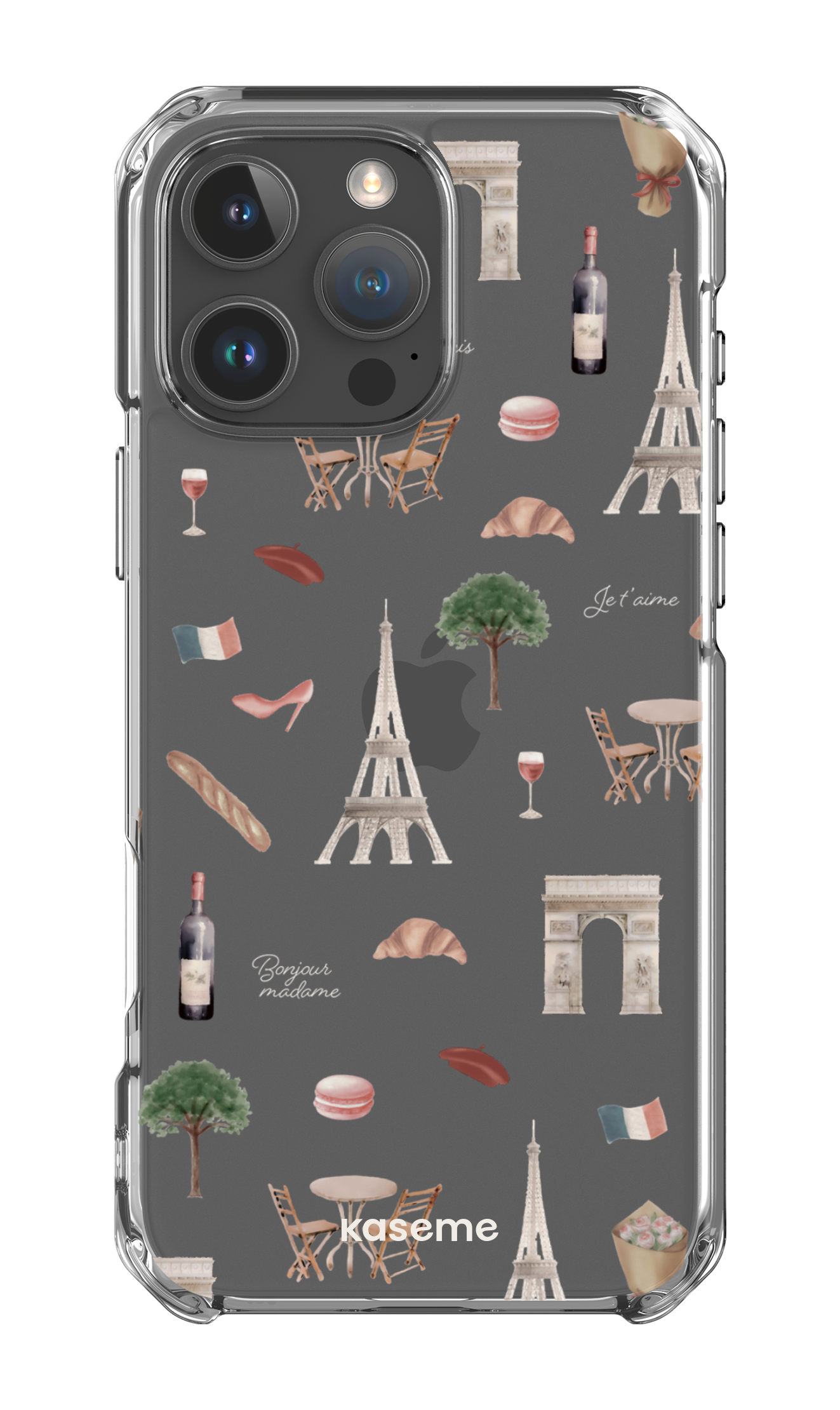 Je t'aime Paris Clear Case - iPhone 16 Pro Max