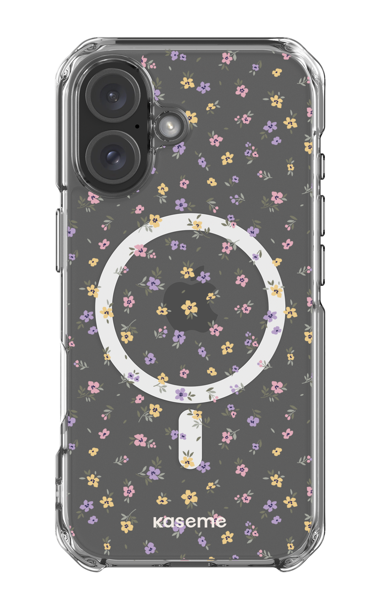 Porcelain Blossom Clear Case - iPhone 16