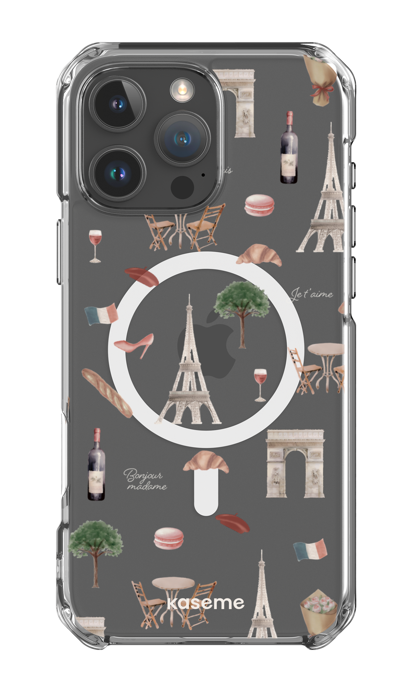 Je t'aime Paris Clear Case - iPhone 16 Pro Max