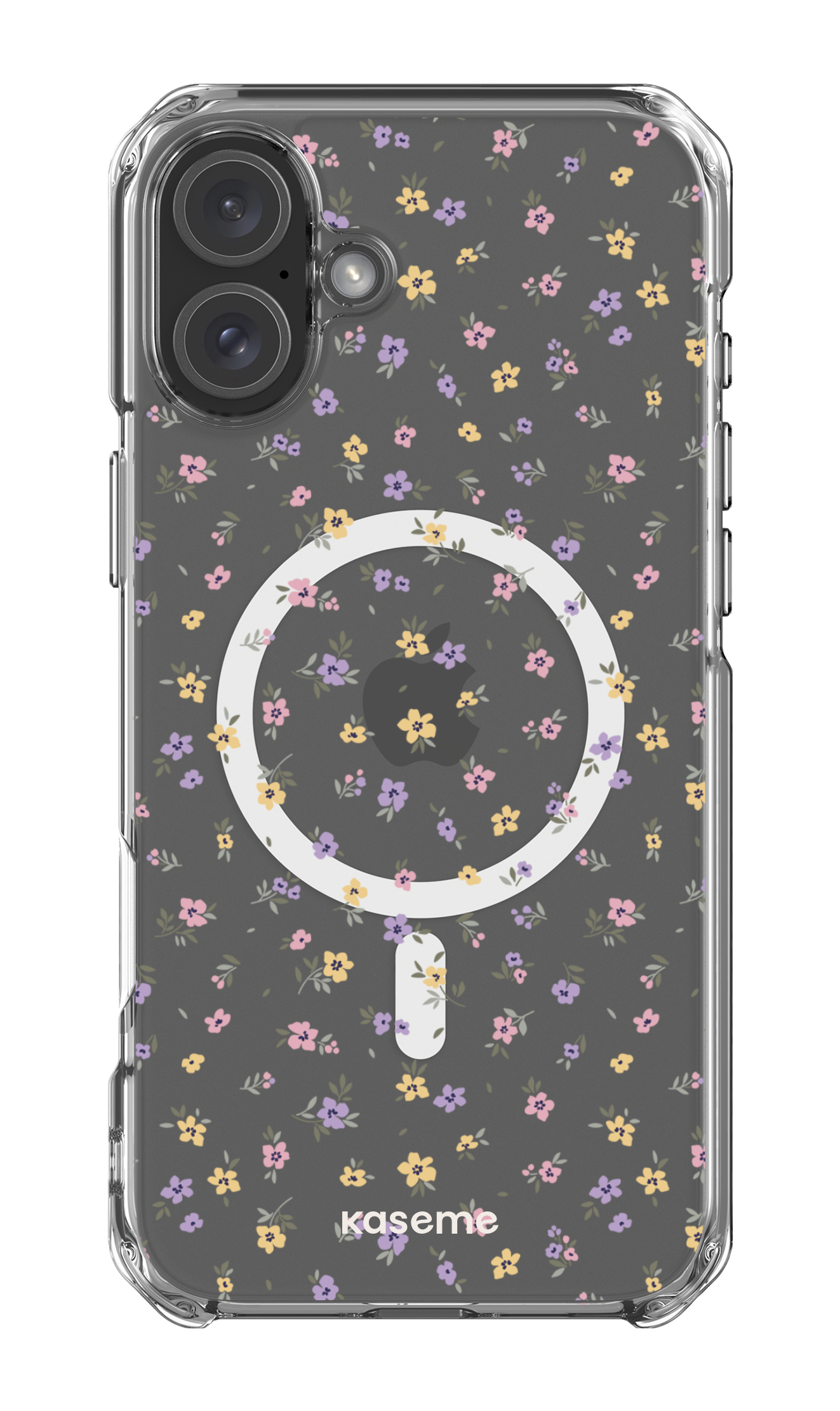 Porcelain Blossom Clear Case - iPhone 16 Plus