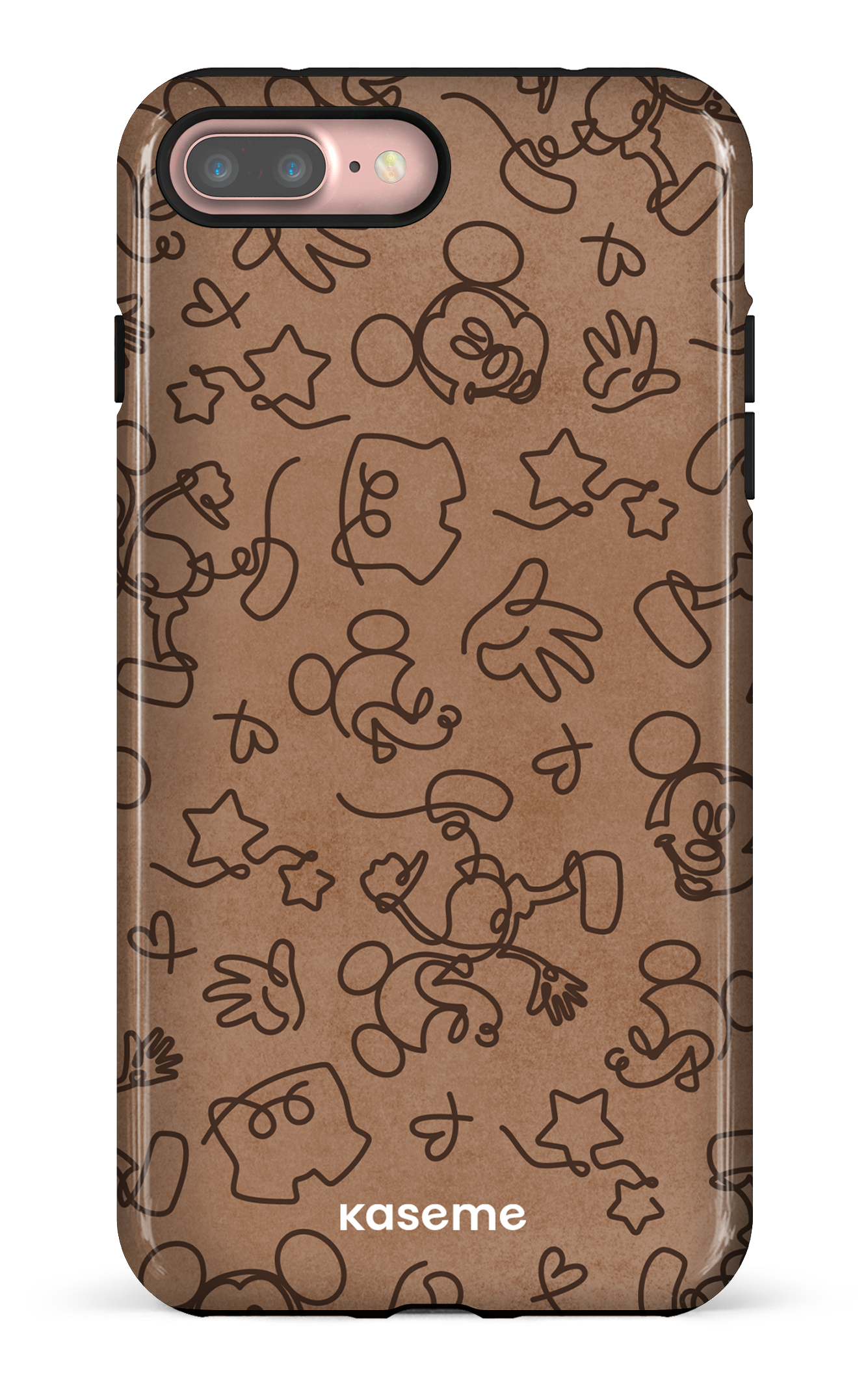 iPhone 7/8 Plus Tough Doodle Mocha -