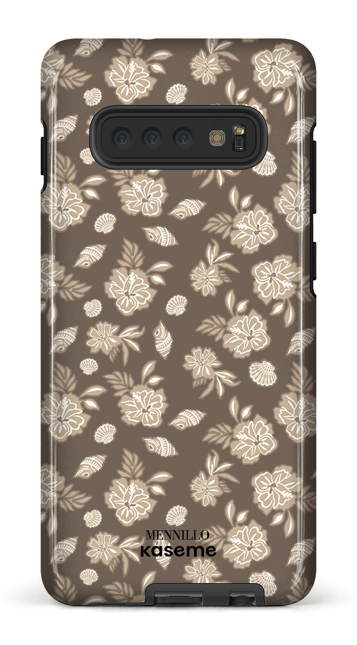 Galaxy S10 Plus Tough Floral Cream -