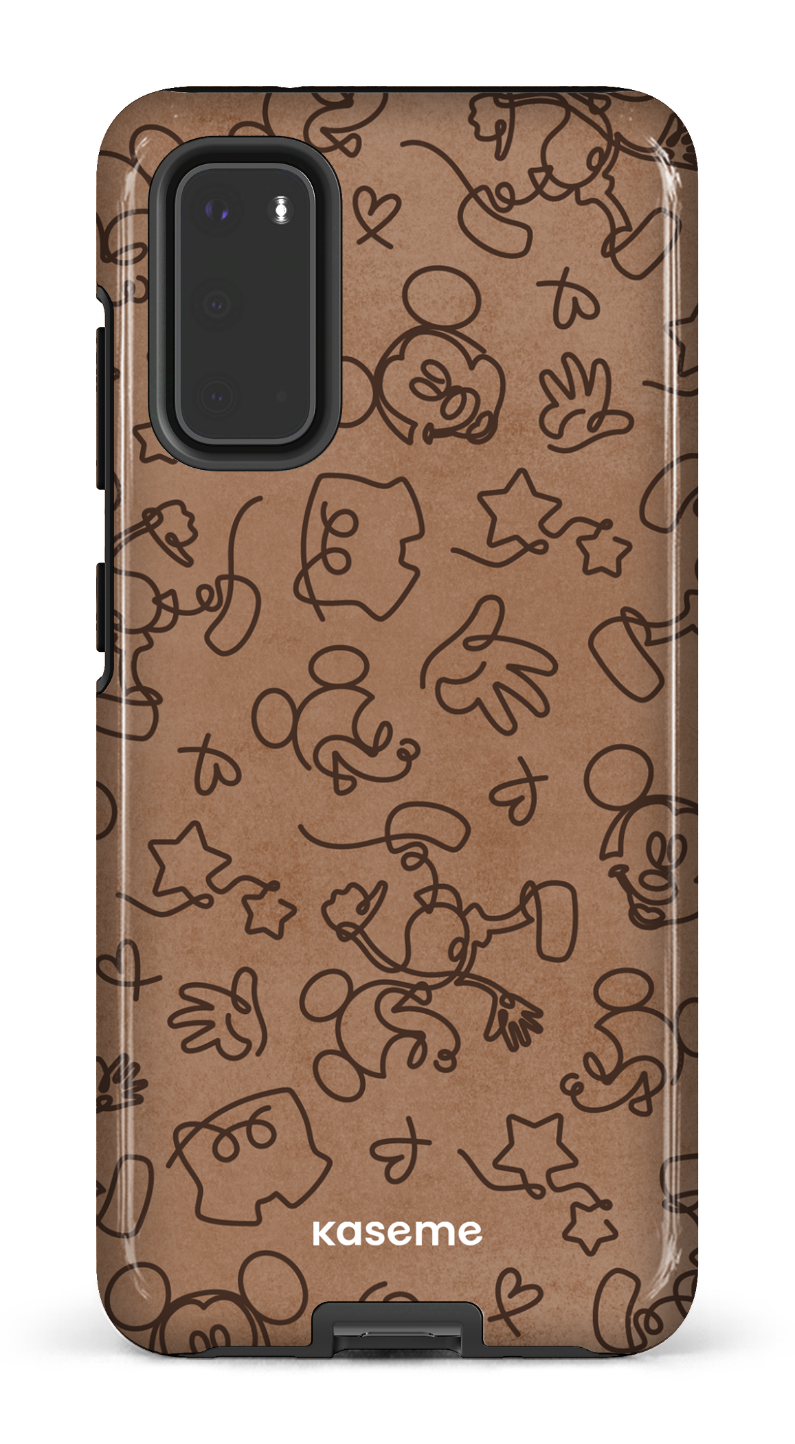 Galaxy S20 Tough Doodle Mocha -