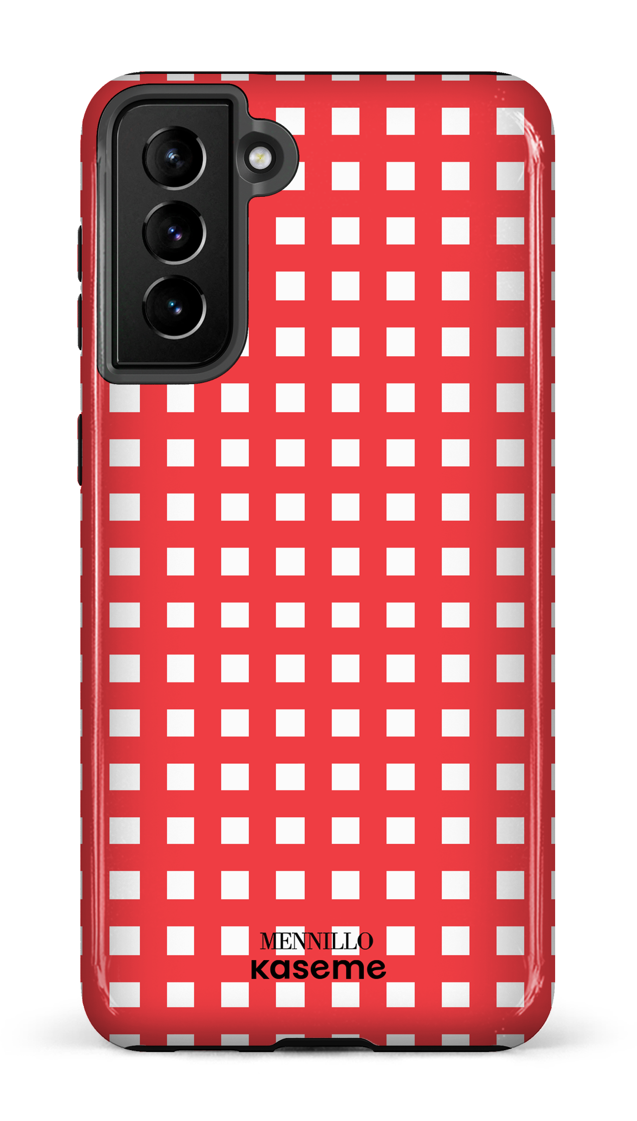 Galaxy S21 Plus Tough Chekered Red -