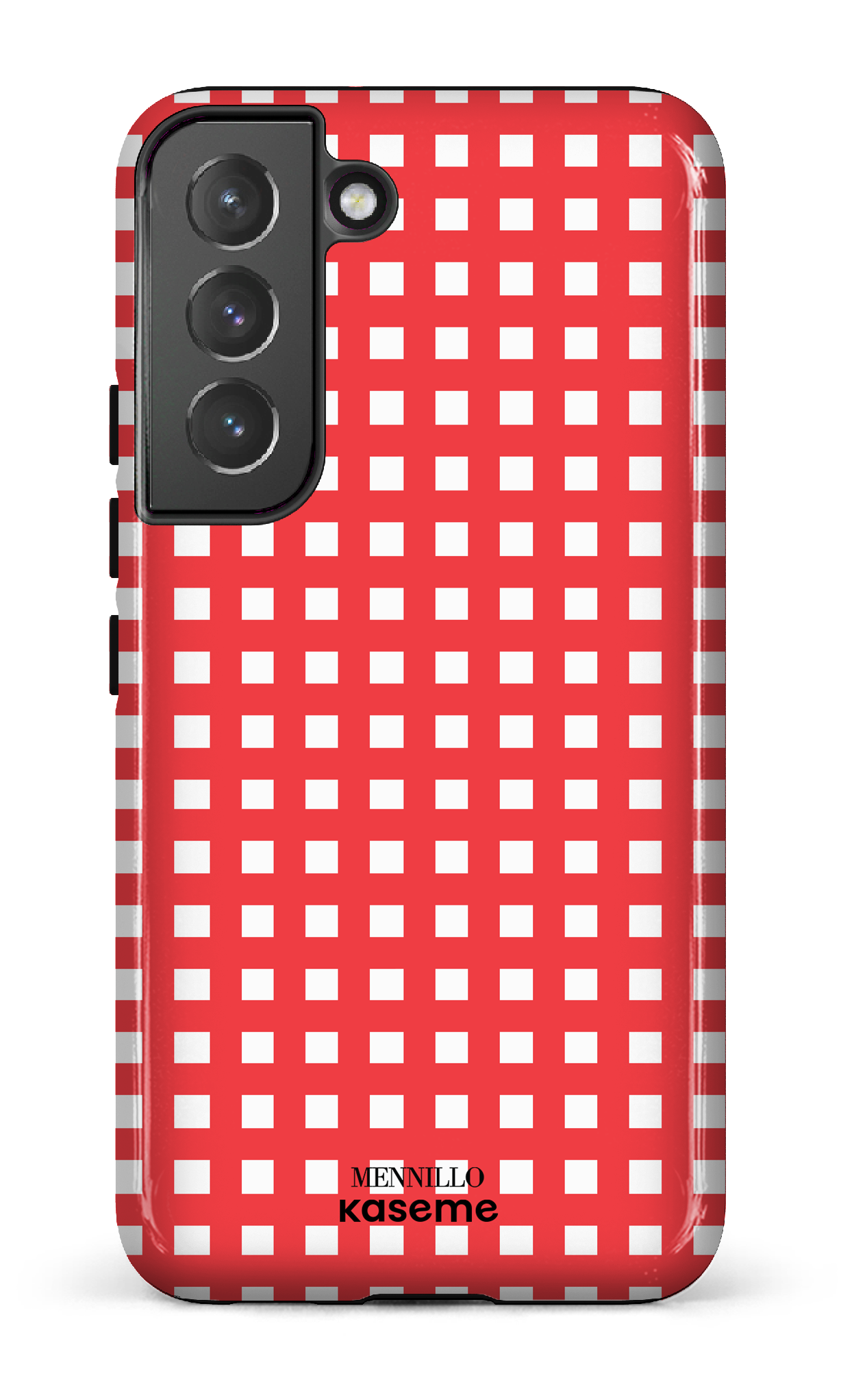 Galaxy S22 Tough Chekered Red -