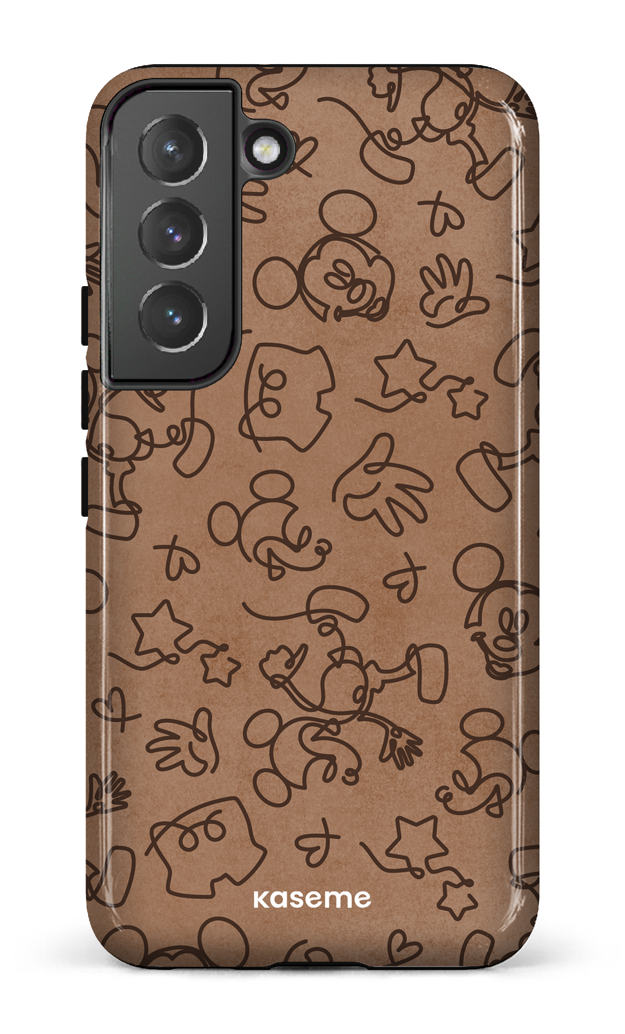 Galaxy S22 Tough Doodle Mocha -