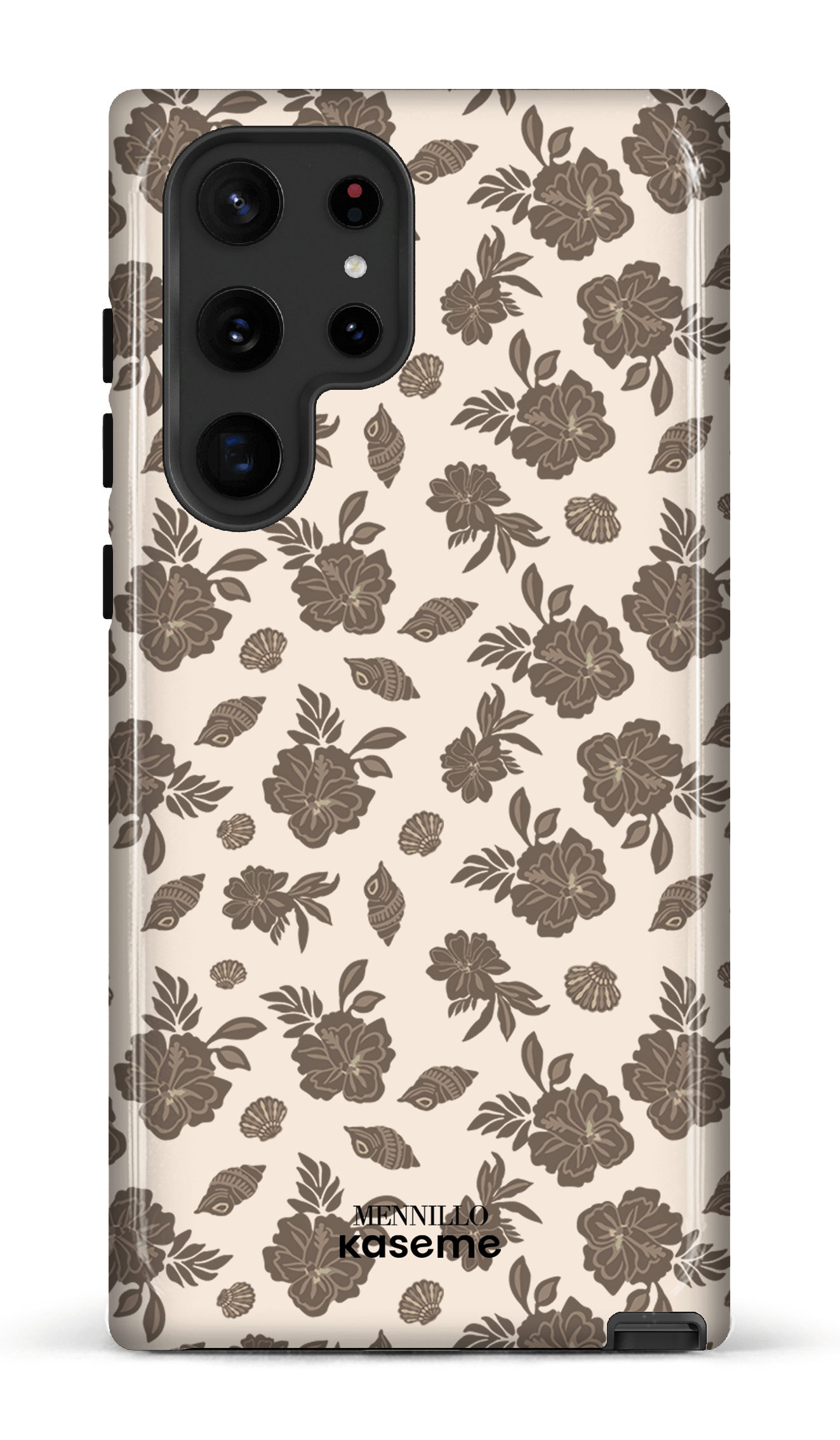 Galaxy S22 Ultra Tough Floral Brown -