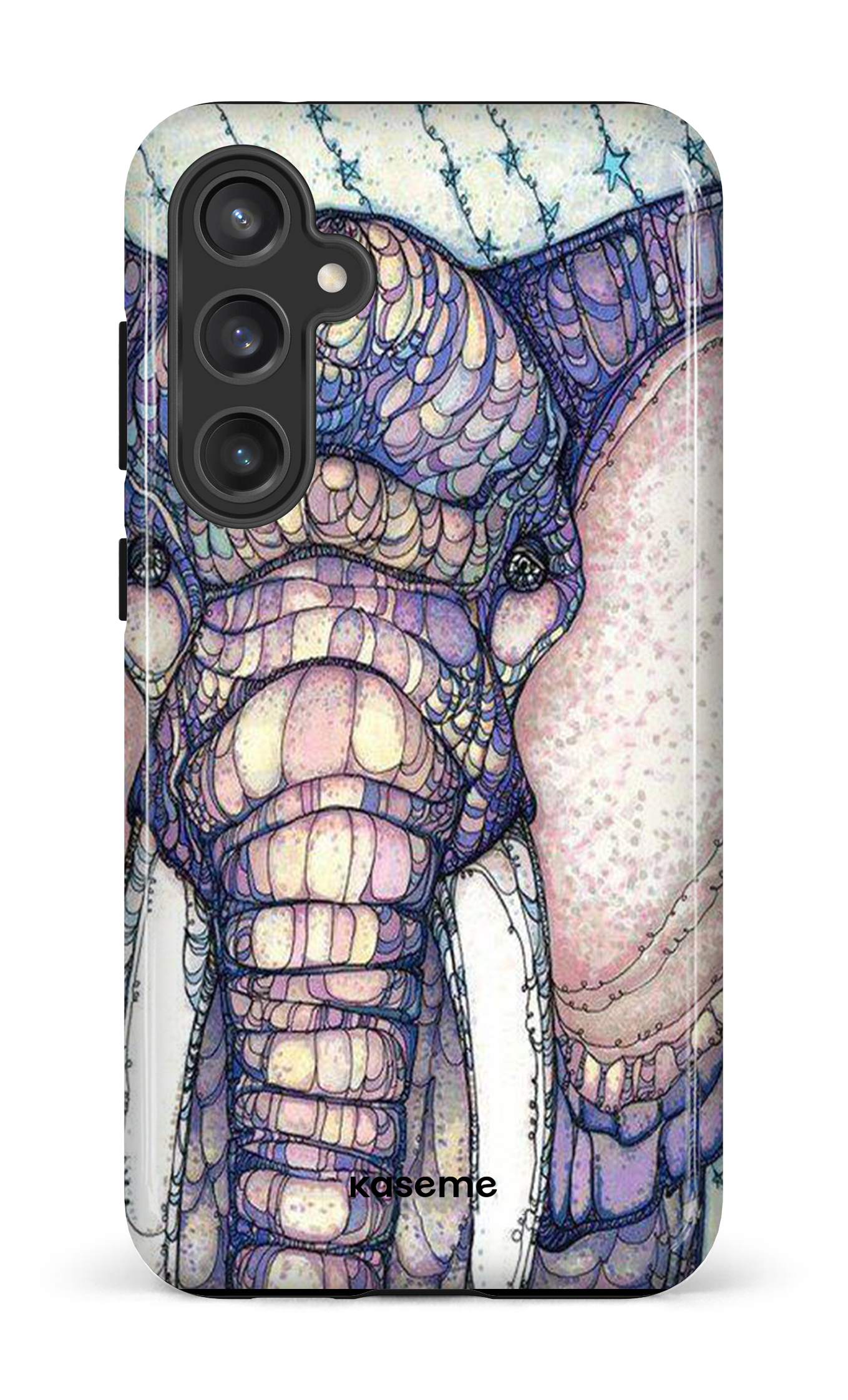 Galaxy S23 FE Tough Mosaic Elephant -