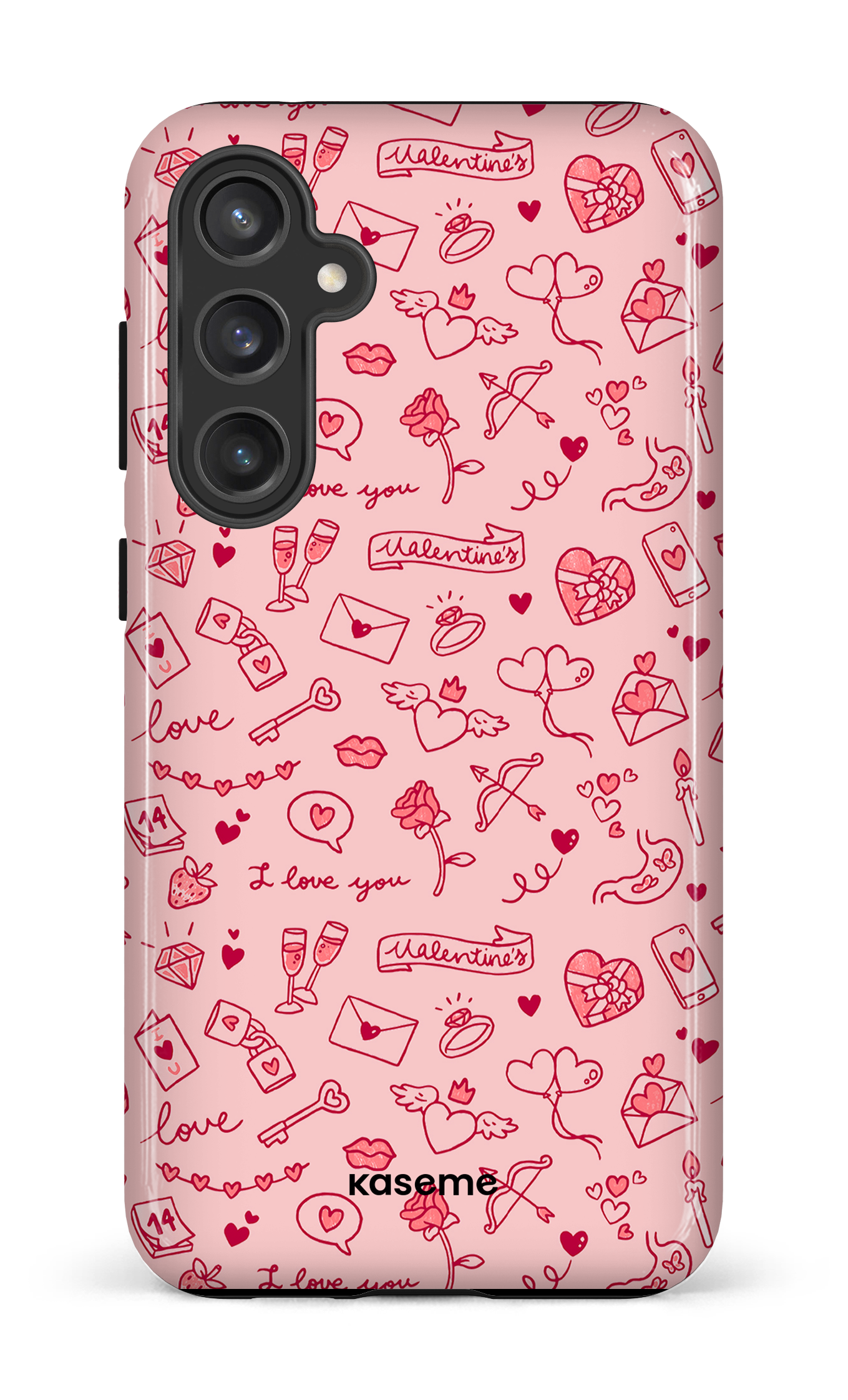 Galaxy S23 FE Tough My Valentine pink -