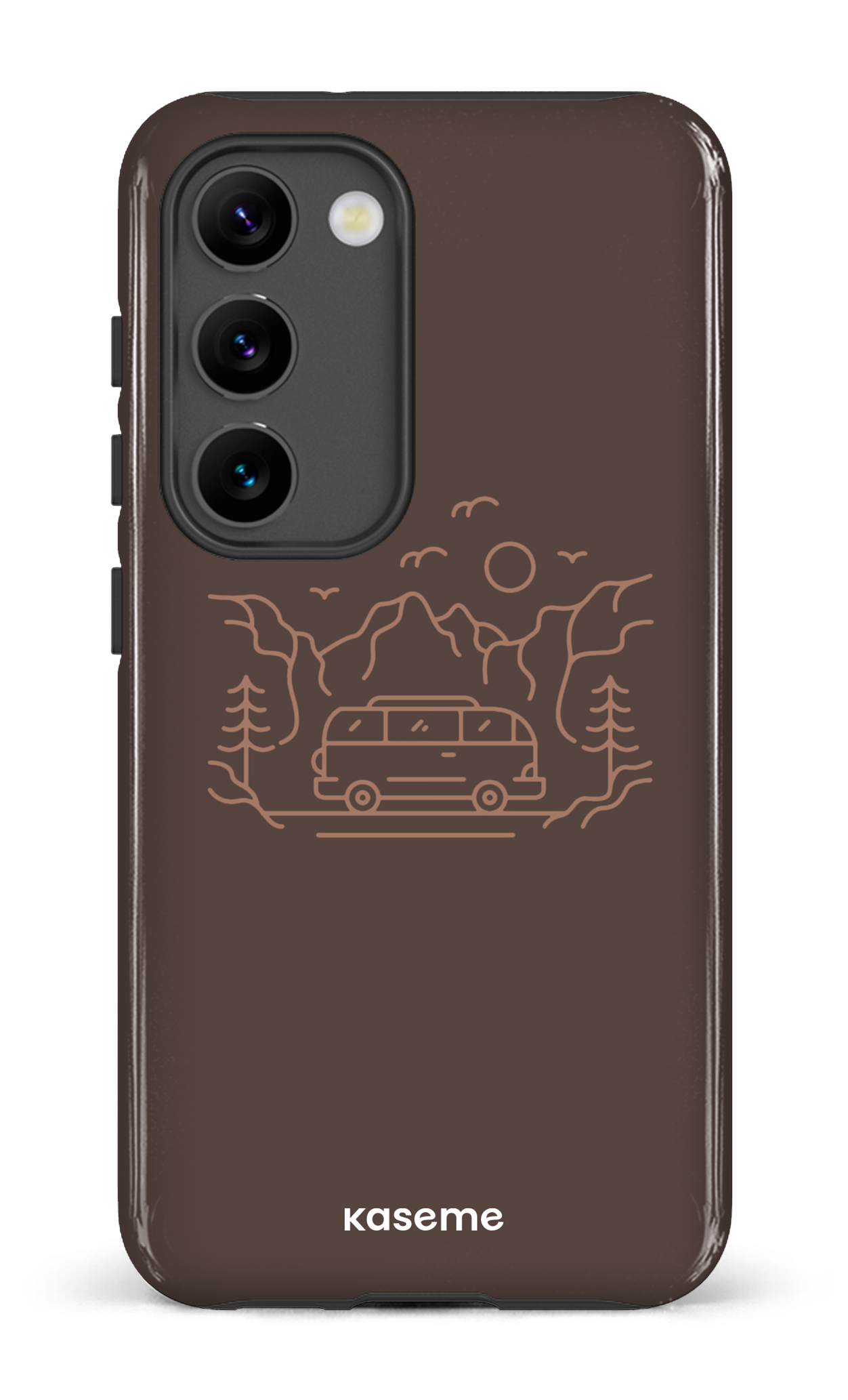 Galaxy S23 Tough Gloss Camp Life Mocha -