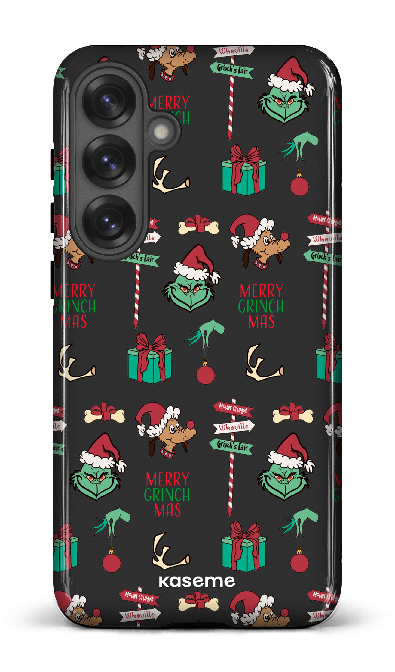 Galaxy S25 Plus Tough (Gloss) Grinchmas black -