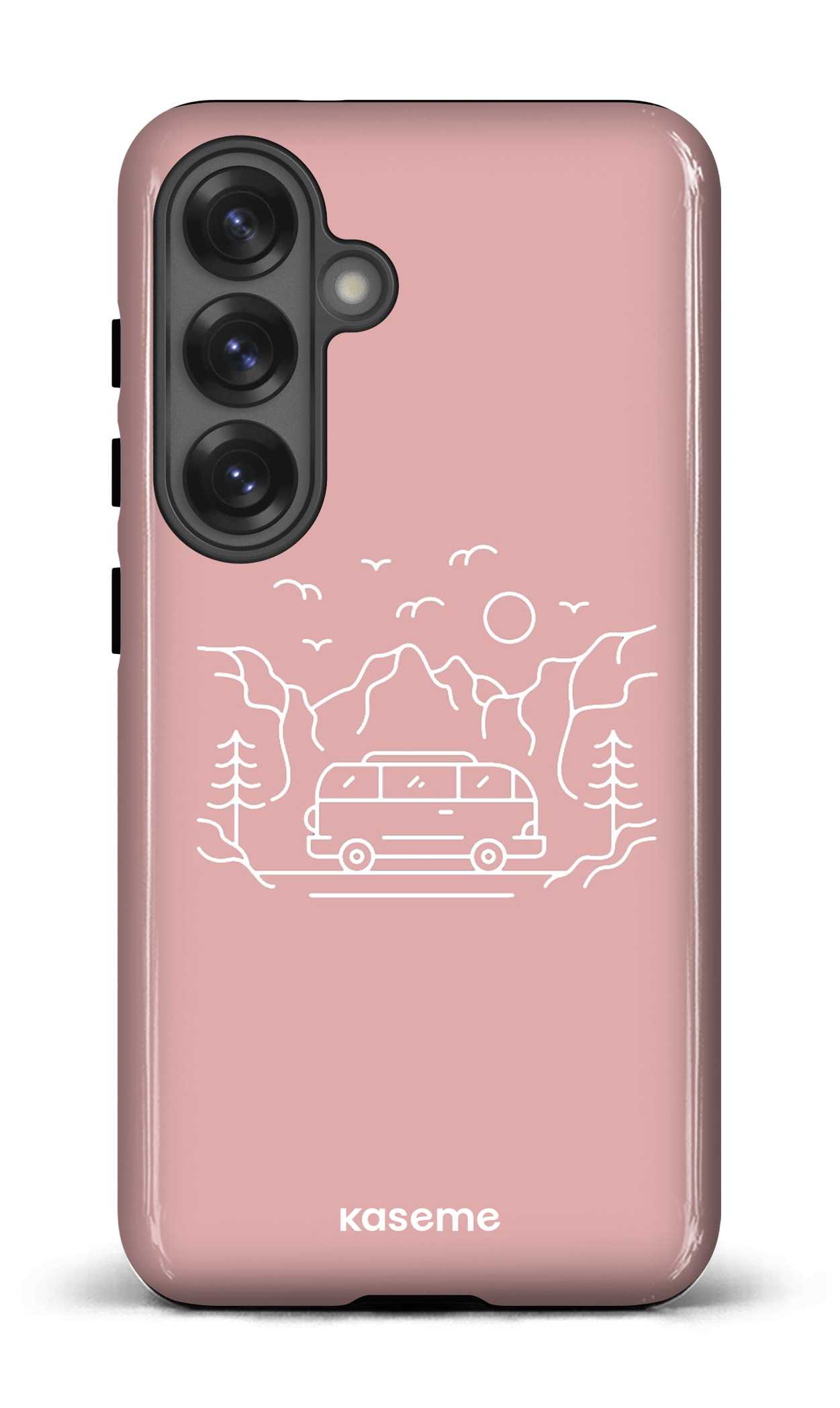 Galaxy S25 Tough (Gloss) Camp life pink -