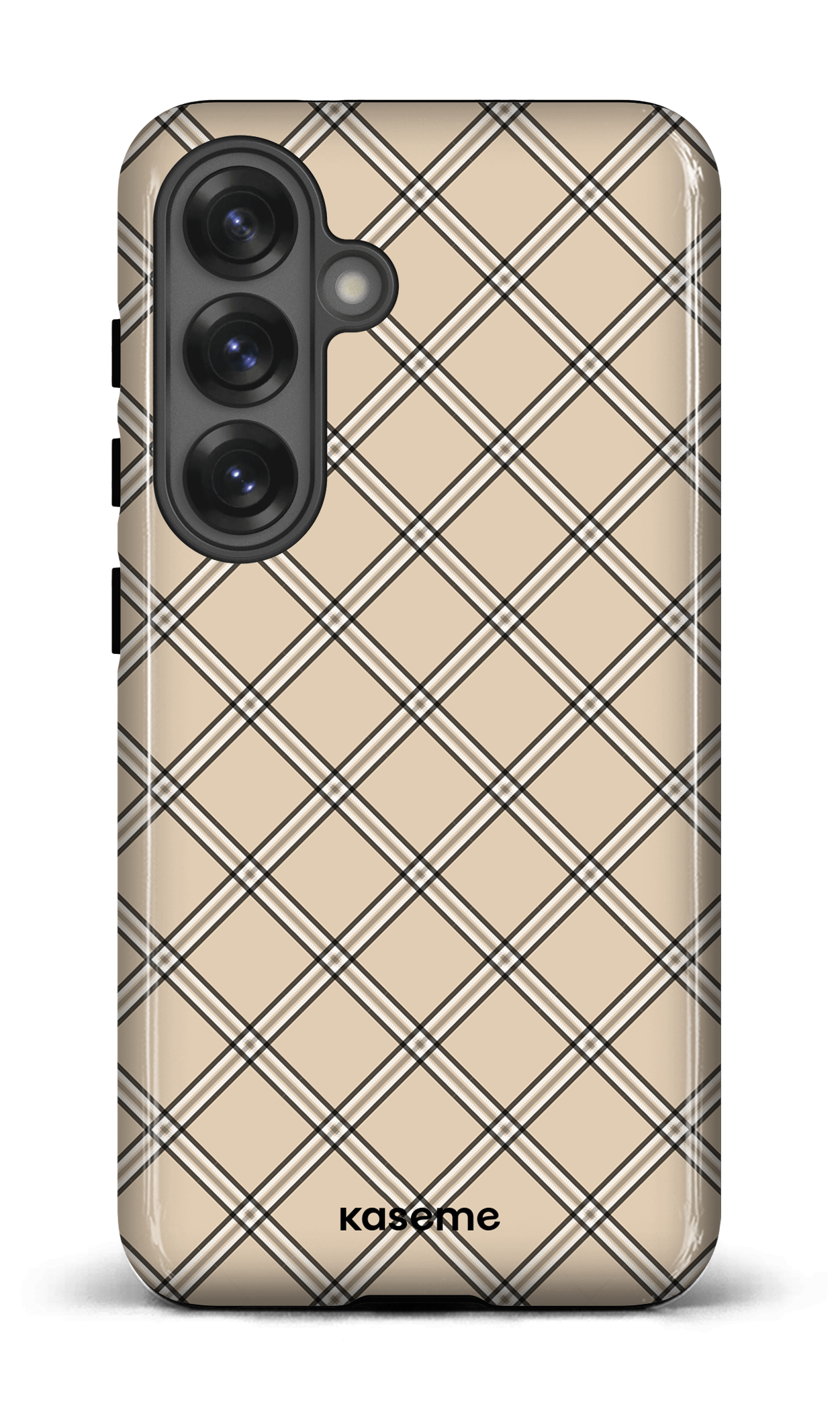 Galaxy S25 Tough (Gloss) Flannel Beige -