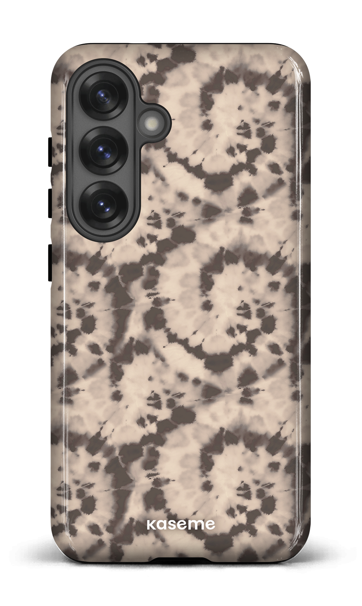 Galaxy S25 Tough (Gloss) Groovy Swirls Brown -