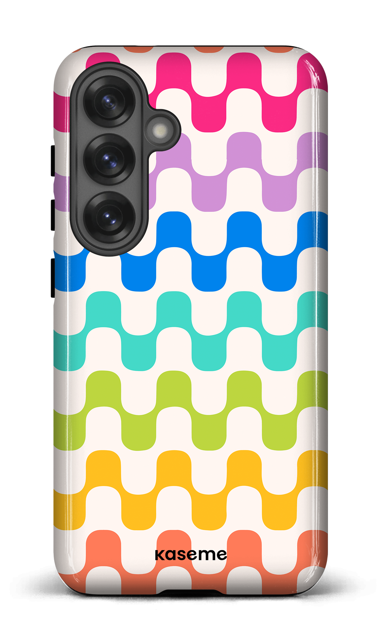 Galaxy S25 Tough (Gloss) Hippy Rainbow -