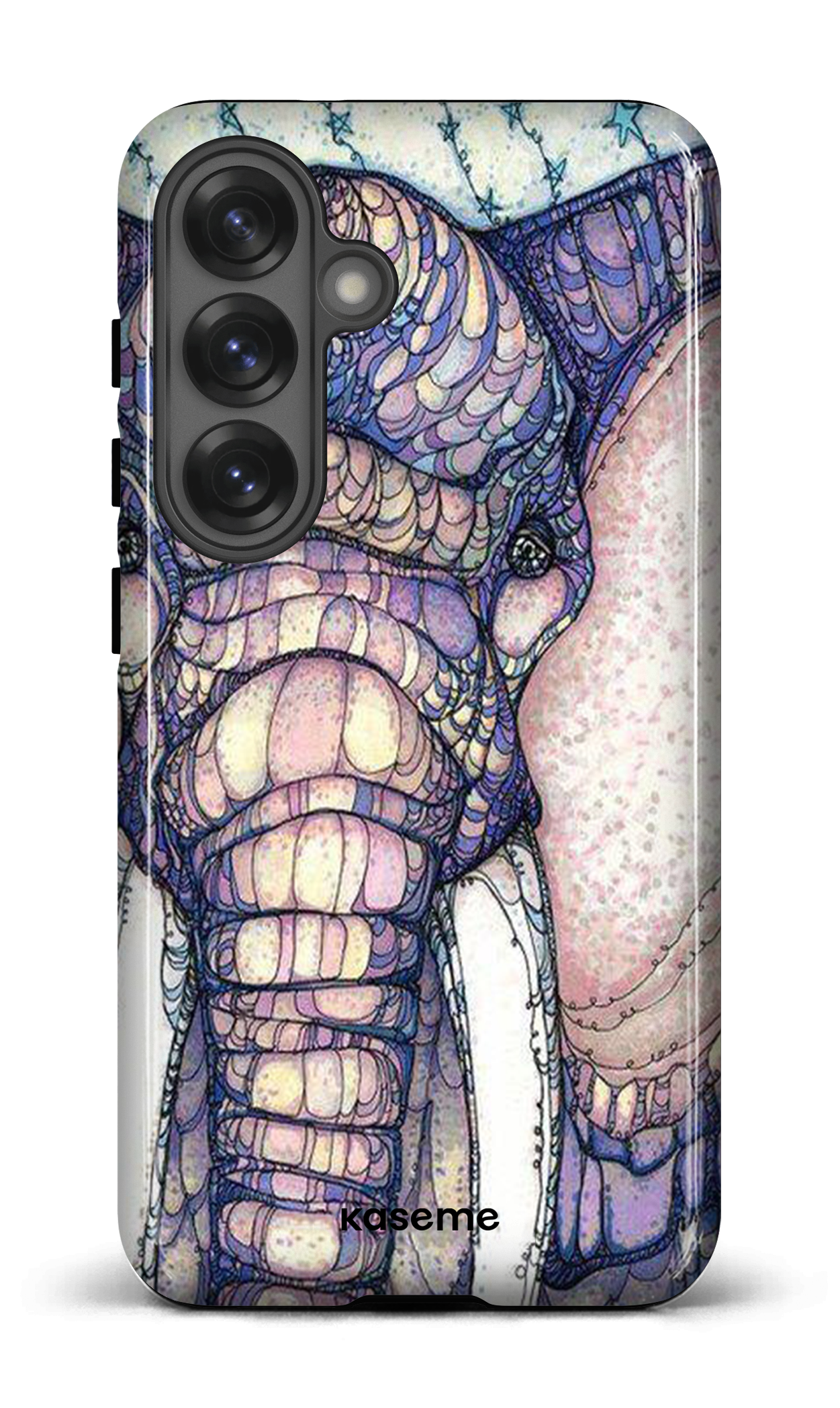 Galaxy S25 Tough (Gloss) Mosaic Elephant -