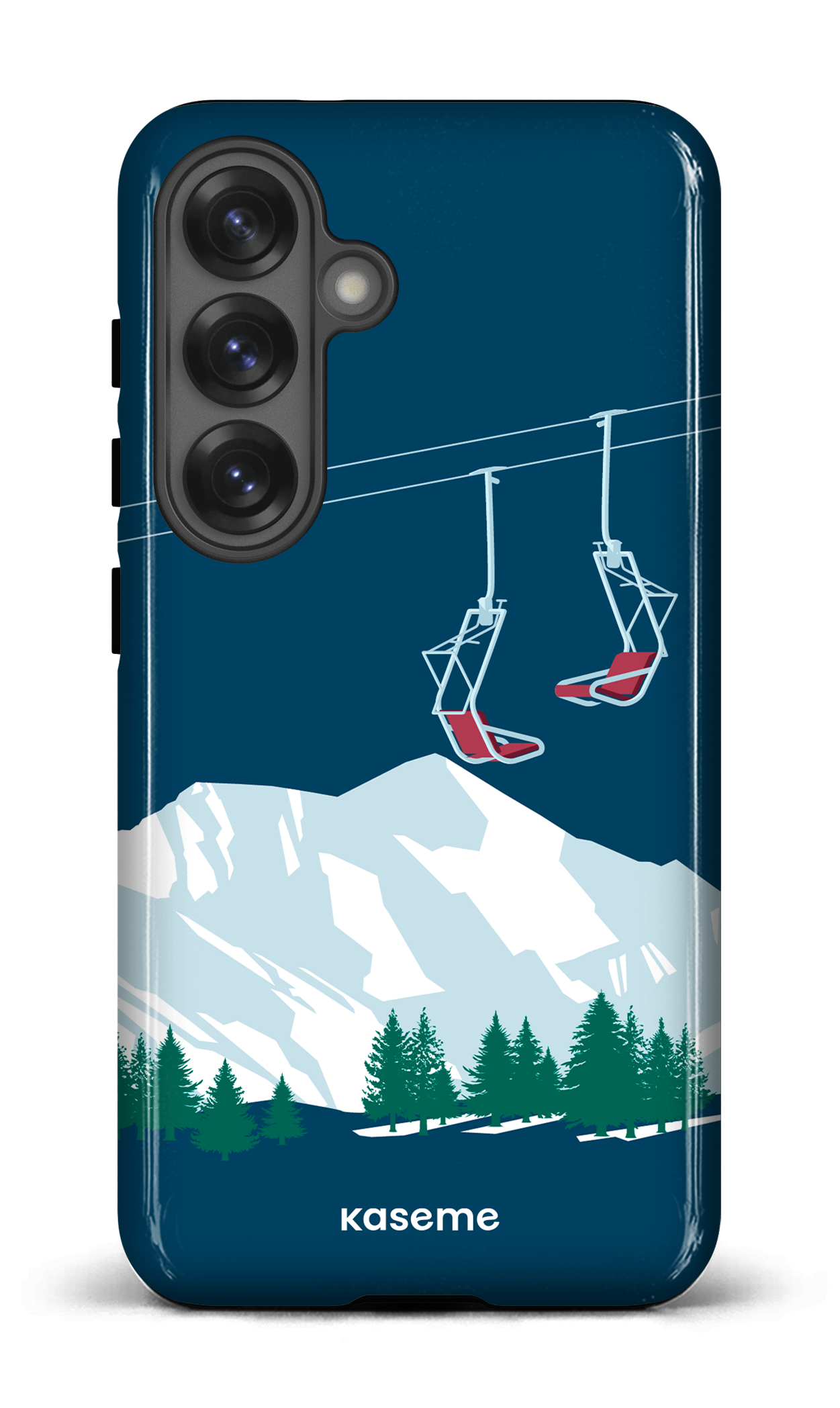 Galaxy S25 Tough (Gloss) Ski Lift Blue -