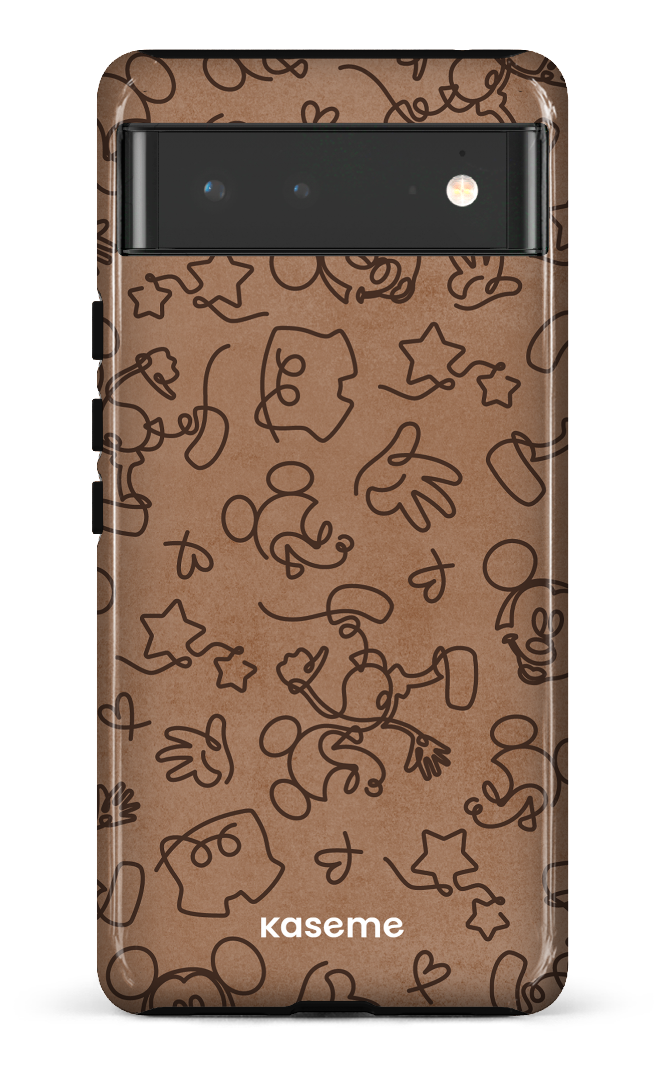 Google Pixel 6 Tough Doodle Mocha -