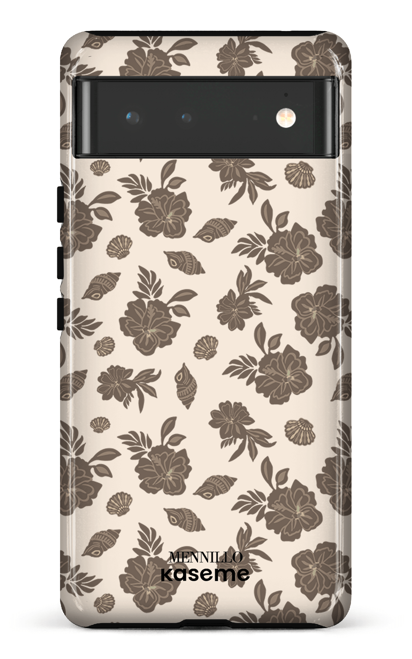 Google Pixel 6 Tough Floral Brown -