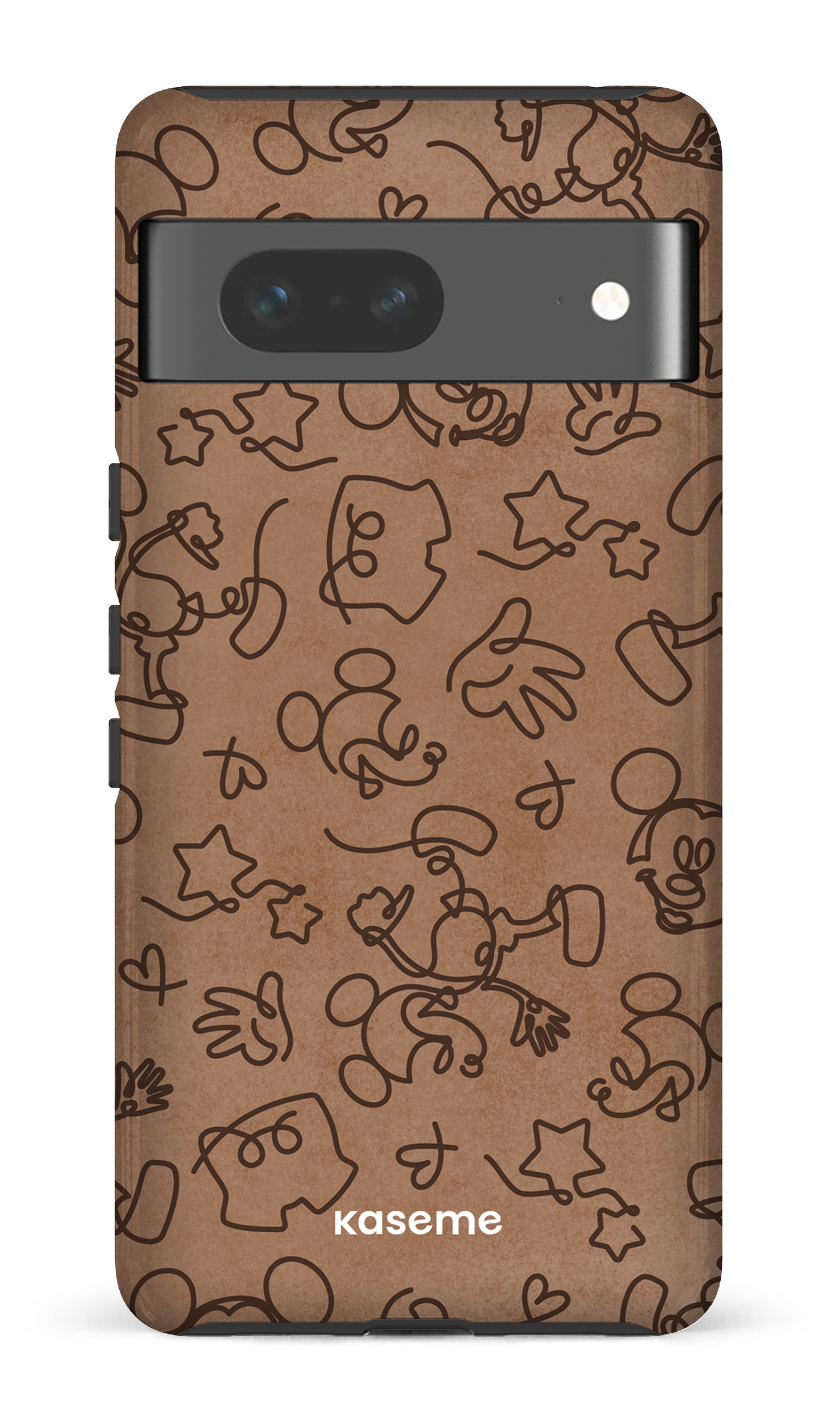 Google Pixel 7 Tough Gloss Doodle Mocha -