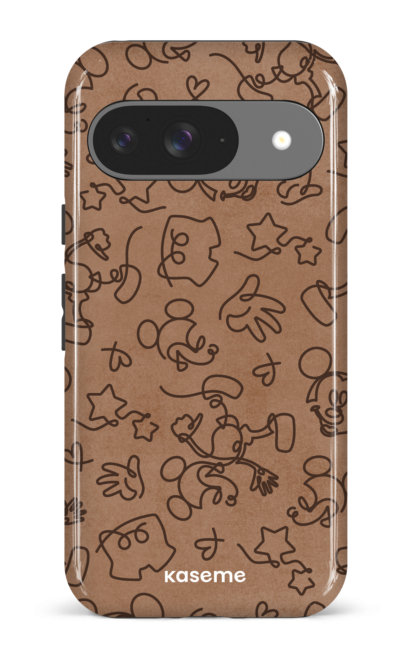 Google Pixel 9 Impact (Gloss) Doodle Mocha -