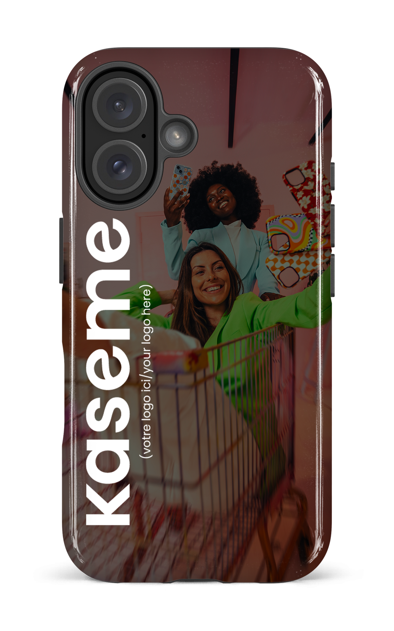 KaseMe Background - iPhone 16 Impact Case