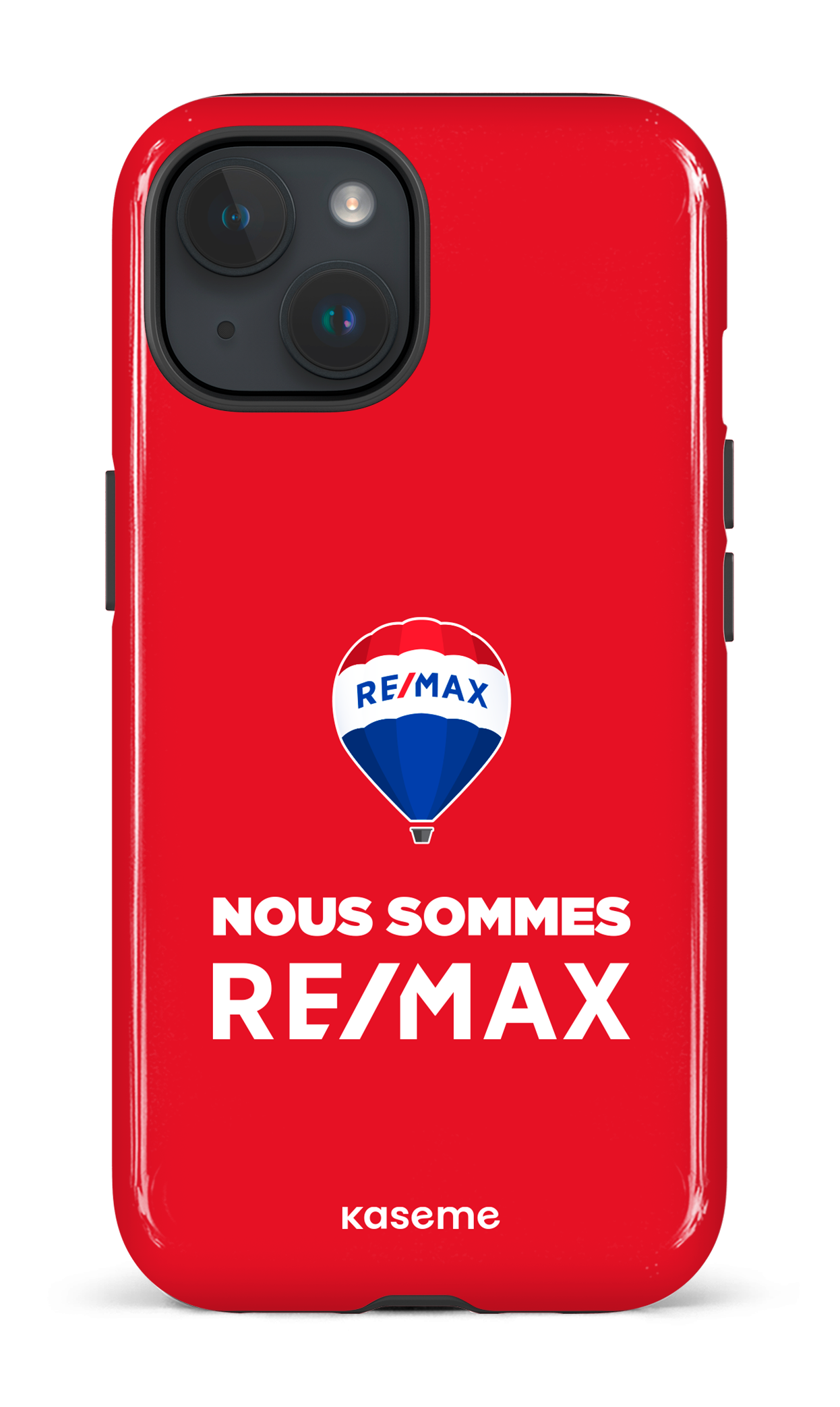 iPhone 15 Tough (Gloss) Nous sommes RE/MAX Rouge -