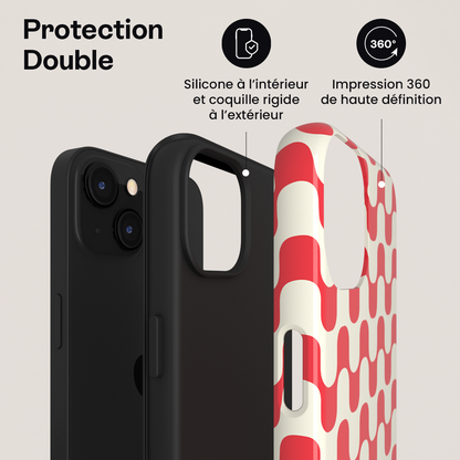 iPhone 15 Tough (Gloss) L'essentiel noir par Artopex -