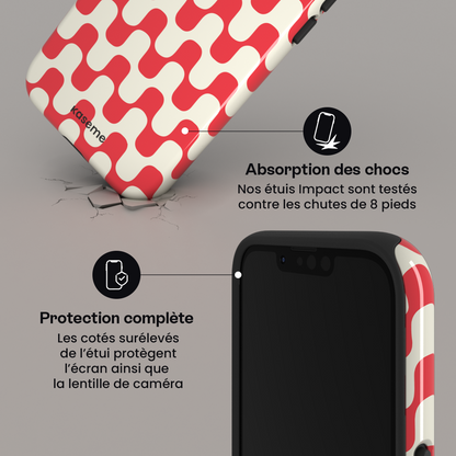 iPhone 15 Tough (Gloss) Groupe Pro-B Blanc -