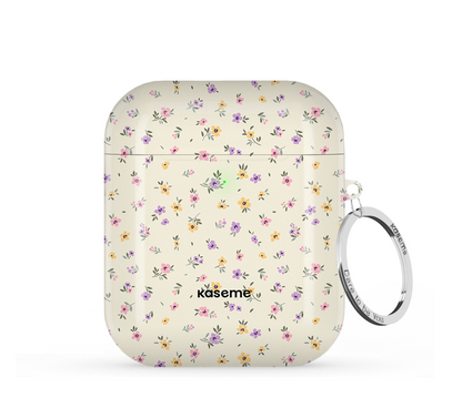 Porcelain Blossom Airpods case