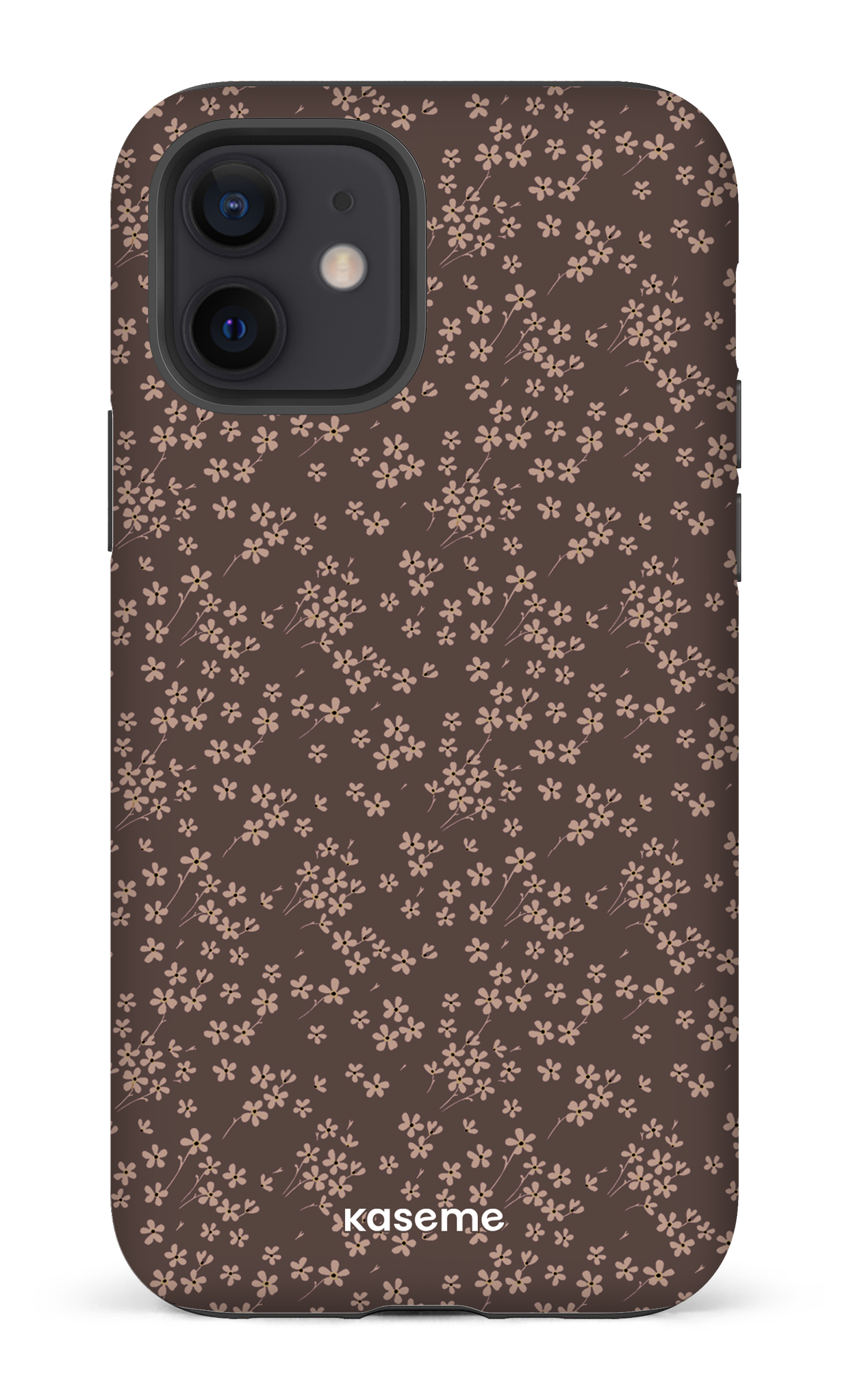 Posy Mocha - iPhone 12 Tough Matte