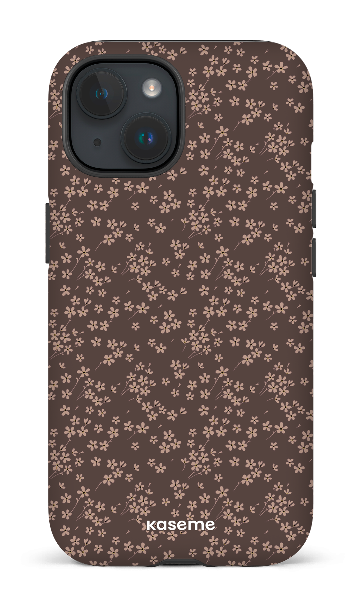 Posy Mocha - iPhone 15 Tough (Matte)