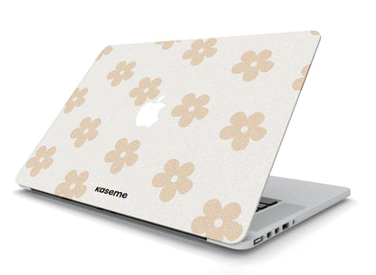 Woodstock Beige MacBook skin